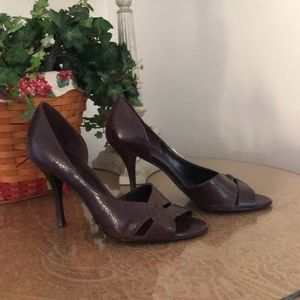 ALDO peep toe Leather pump Heels